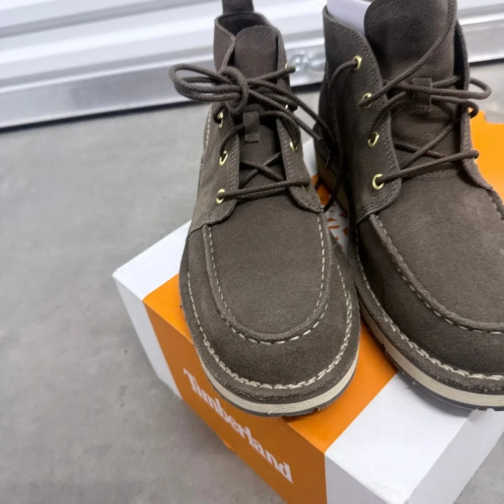 Timberland Chukka Boots Mens 9 Brown Suede Sensorflex Moc Toe TB0A5YGY901